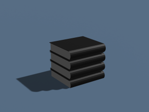 Set of bookshelves 3D मॉडल