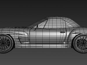 classic mercedes car 3D Model
