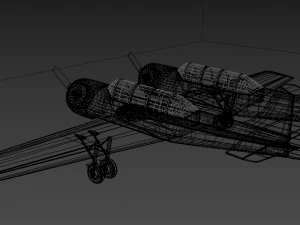 याक 55 विमान हवाई जहाज 3D मॉडल