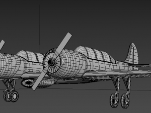 yak 55 aircraft airplaine 3D Model