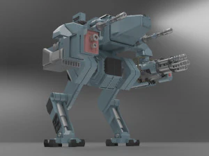 mech military robot 3D Model