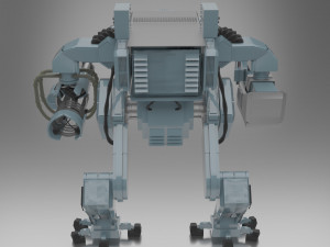 mech military robot 3D Model