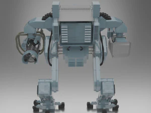 mech military robot 3D Model