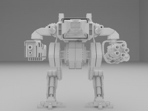 mech military robot 3D Model