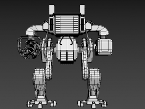mech military robot 3D Model