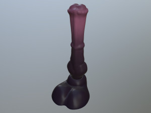 country jimmy horse dildo Modello 3D