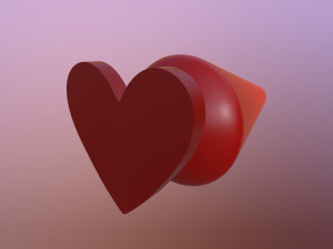 cupids arrow butt plug 3D Model