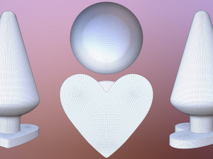 cupids arrow butt plug 3D Модель