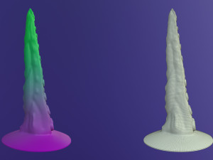 poulpe tenderness dildo Model 3D
