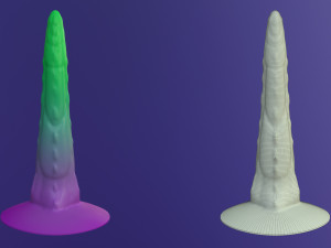 poulpe tenderness dildo Model 3D