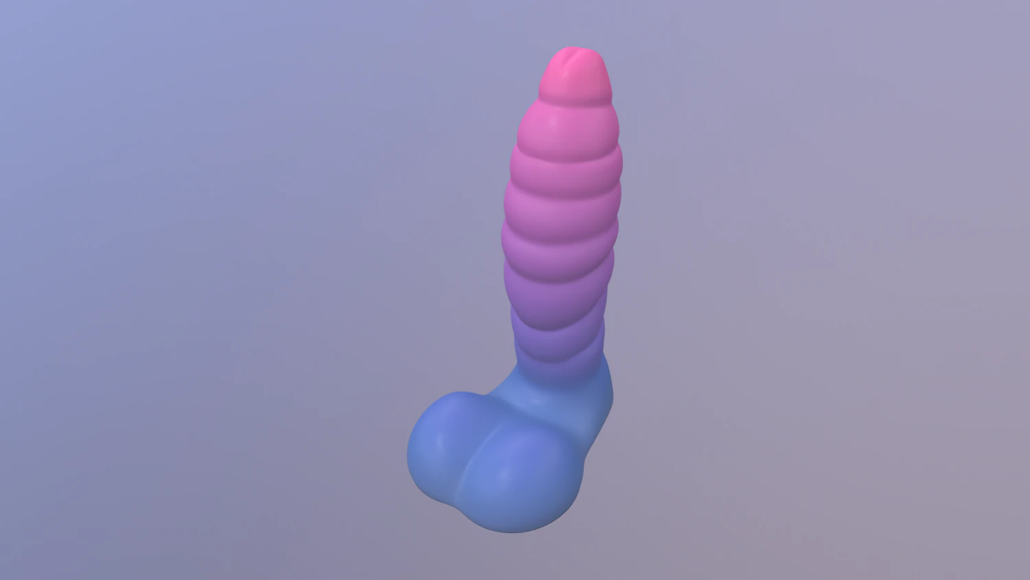 solid rattlesnake dildo 3D Model .c4d .max .obj .3ds .fbx .stl .blend 