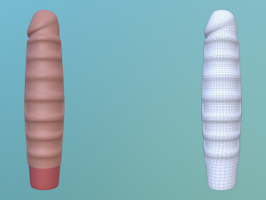 bonnie boner dildo Modello 3D