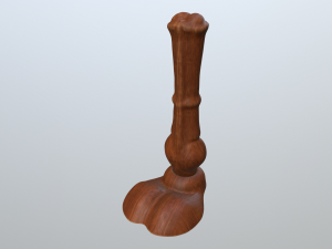 wooden jimmy dildo Modello 3D