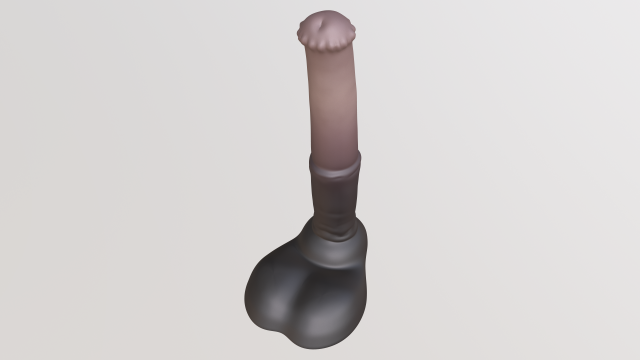 mylene farmer horse dildo 3D 模型 .c4d .max .obj .3ds .fbx .stl .blend 