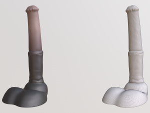 mylene farmer horse dildo 3D 模型