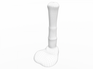 magazinus low-poly dildo 05 Model 3D