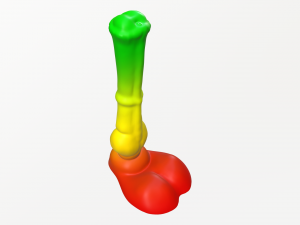 rasta jimmy horse dildo 3D 모델