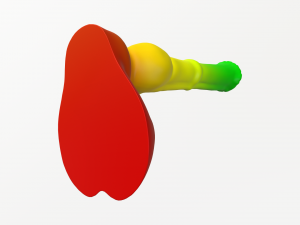 rasta jimmy horse dildo 3D 모델