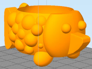 fish cup 3D Print Model