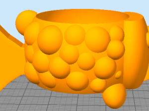 fish cup Model Cetak 3D