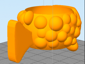 fish cup Model Cetak 3D