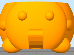 fish cup Model Cetak 3D