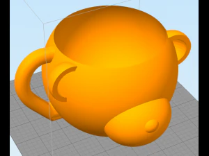 熊杯 3D 打印模型
