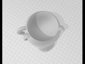 熊杯 3D 打印模型