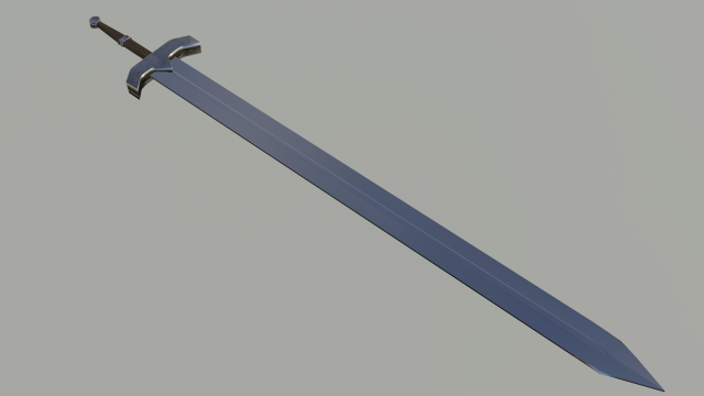 sword 3D Model .c4d .max .obj .3ds .fbx .stl .blend 