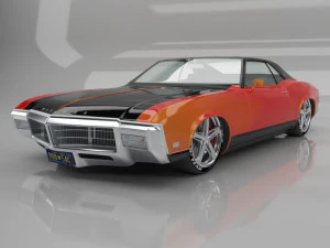buick riviera 1969 3D Model