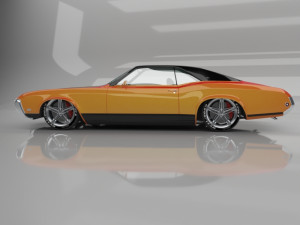 buick riviera 1969 Modèle 3D