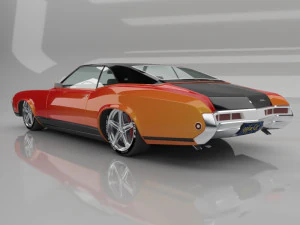 buick riviera 1969 3D Model