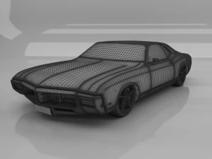buick riviera 1969 3D Model