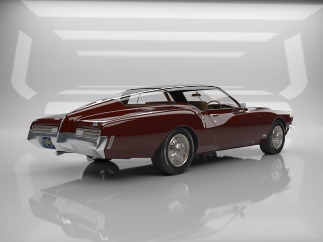 buick riviera 1971 Modelo 3D .c4d .max .obj .3ds .fbx .stl .blend 