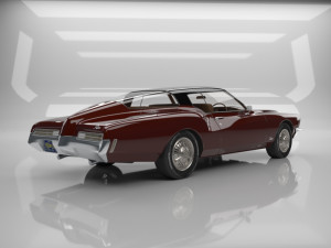 buick riviera 1971 3D मॉडल