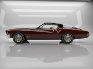 buick riviera 1971 Modelo 3D