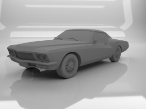 buick riviera 1971 Modelo 3D
