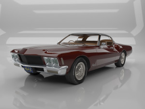 buick riviera 1971 Modelo 3D
