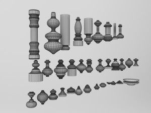 baluster Modèle 3D