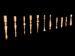 baluster collections Modèle 3D