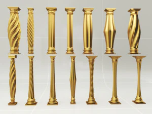 columne collecties 3D Model