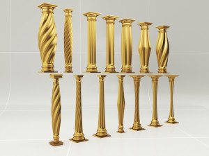 columne collections 3D Model