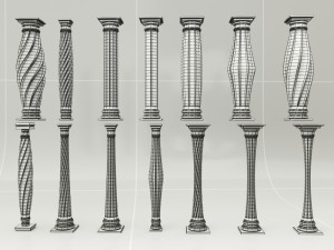 columne collections 3D Model
