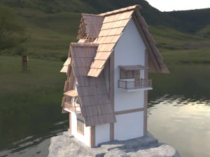 fantastic game hause 3D Model