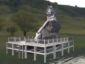 fantastic game hause 3D Model