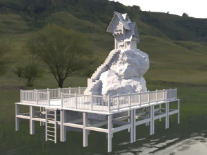 fantastic game hause 3D Model