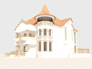 modern villa hause Model 3D
