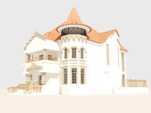 modern villa hause 3D Model