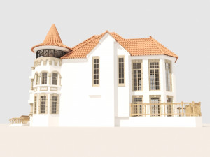 modern villa hause Model 3D