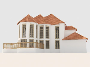 modern villa hause Model 3D